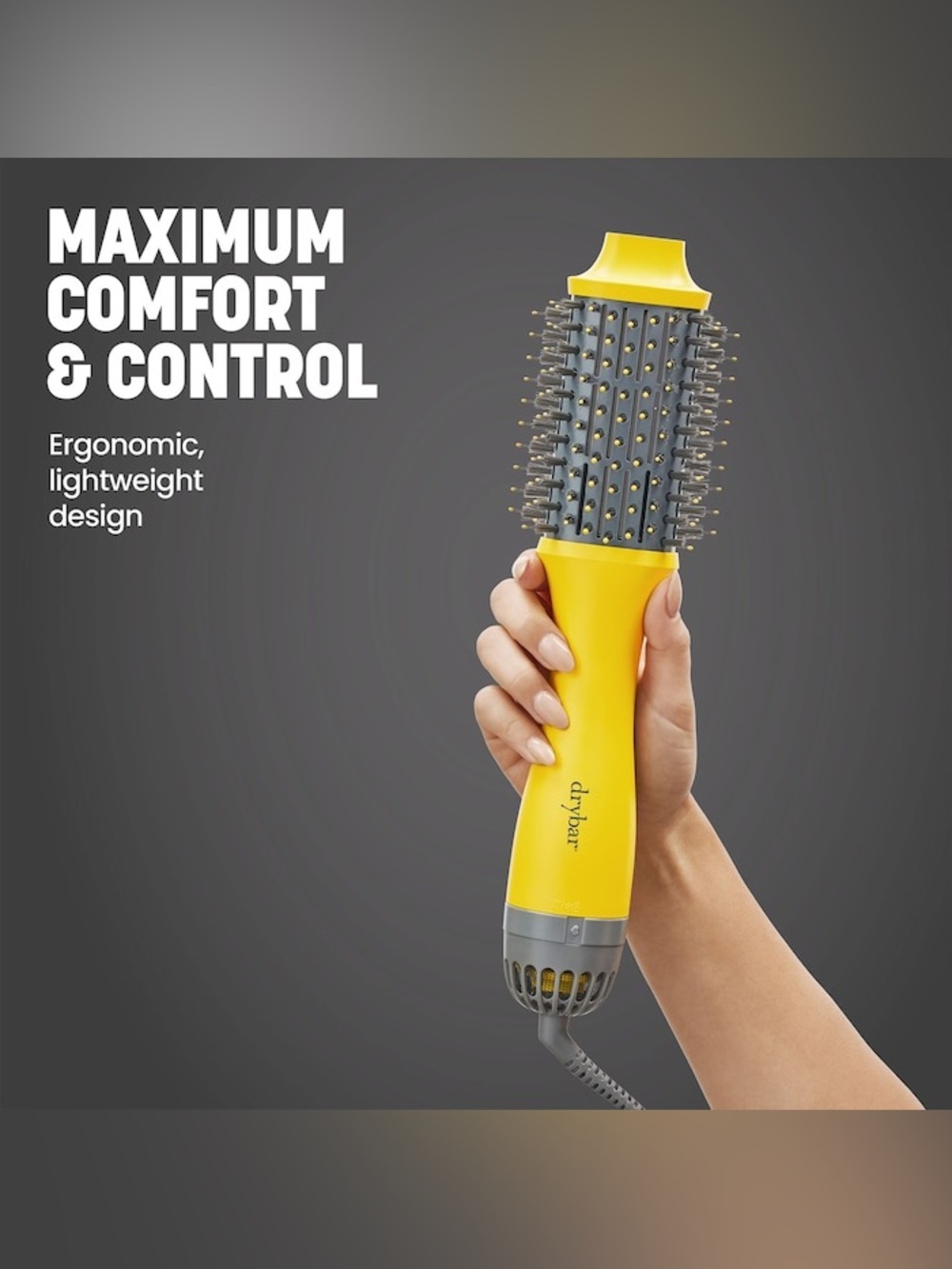 Drybar Double Shot Blow-Dryer Brush with Yellow Accents - Picture 9 of 15